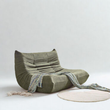 Stavanger Grön bouclé - 2-sitssoffa