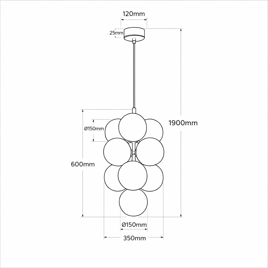 Taklampa Nyborg Acoustic - Bild 4