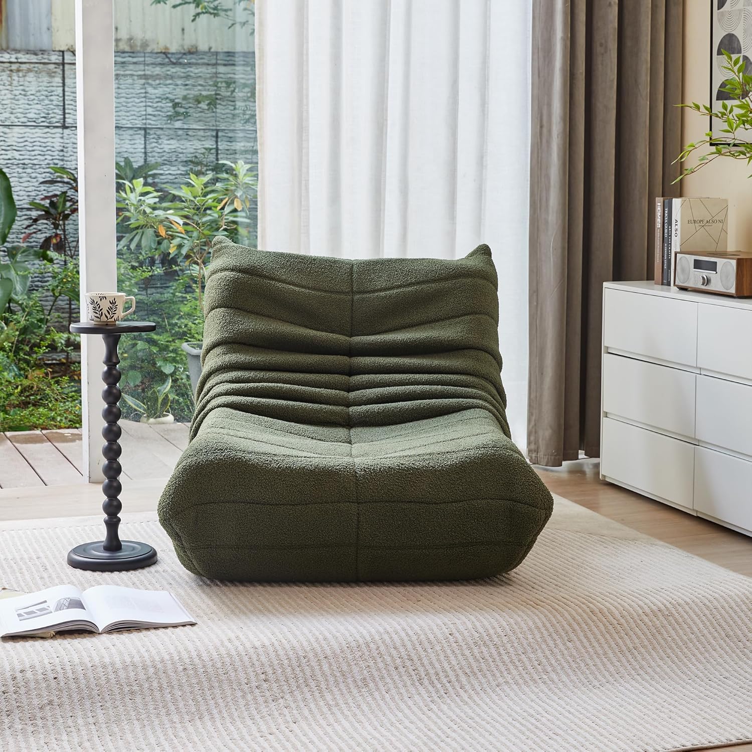 Stavanger Grön bouclé - Bild 4