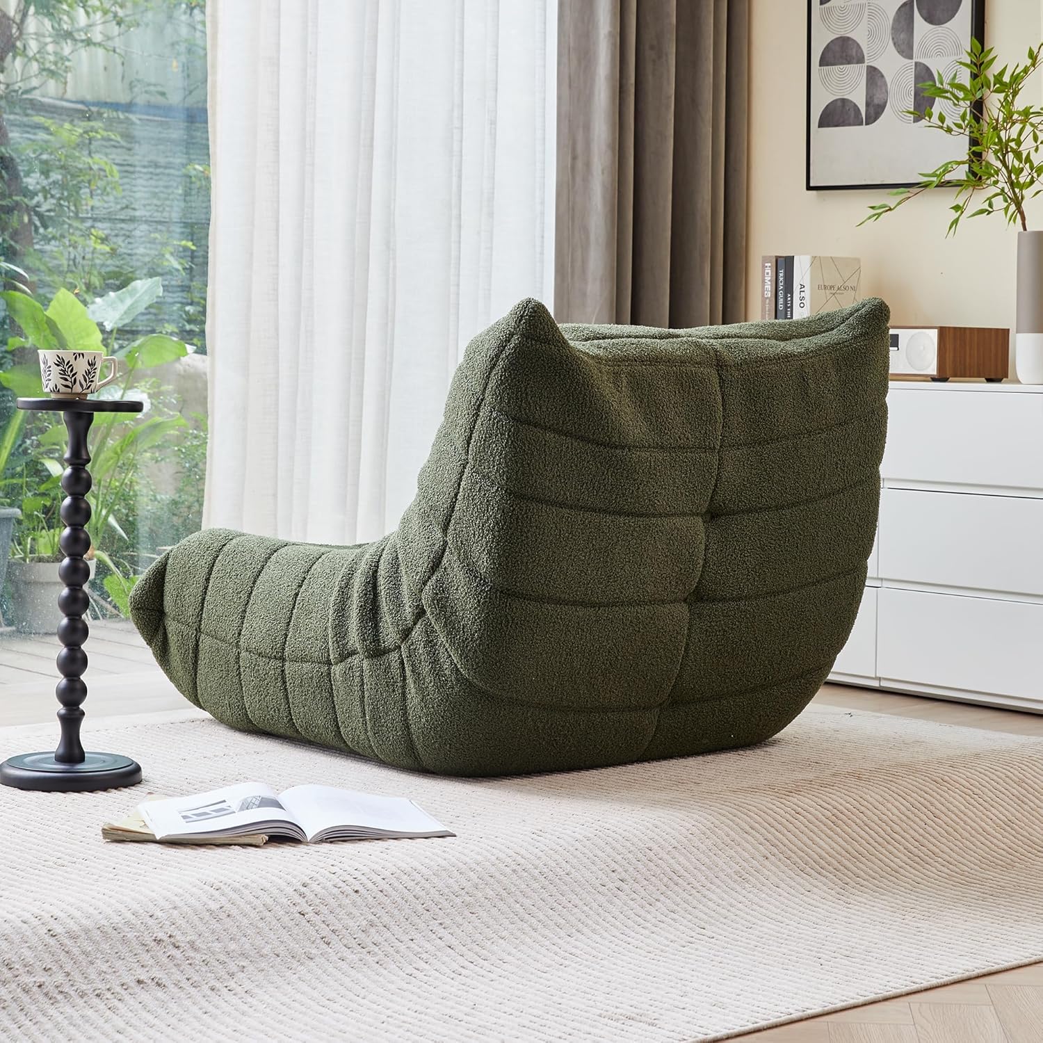 Stavanger Grön bouclé - Bild 5