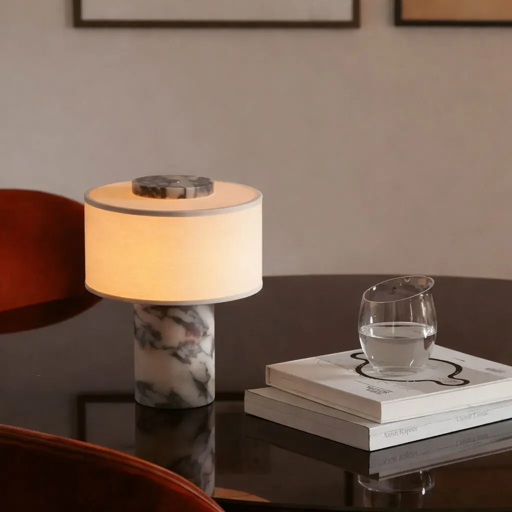 Bordslampa Sandhamn Lyx Marmor